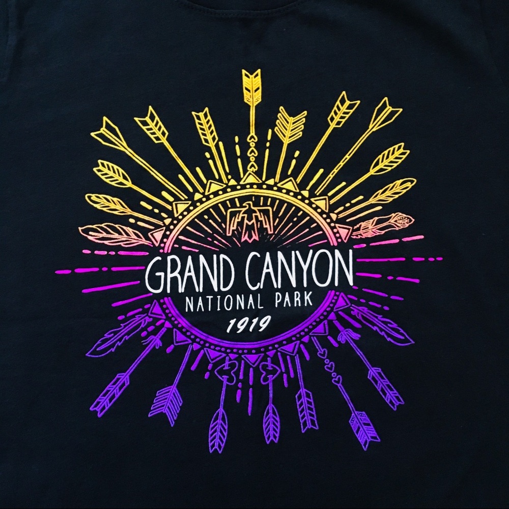 Grand Canyon National Park T-shirt in Black - Picture 2 of 3